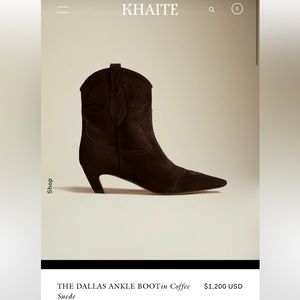 THE DALLAS ANKLE BOOT in Coffee Suede